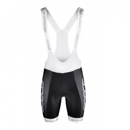 Pantaloni scurti cu bretele Force Team 18 Negru/Alb XS [1]
