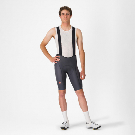 Pantaloni scurti cu bretele Castelli Competizione 2, pentru barbati, gri inchis, L [3]