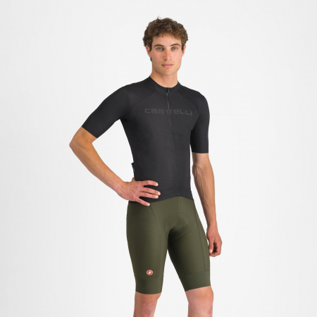 Pantaloni scurti cu bretele Castelli Competizione 2, pentru barbati, verde inchis, L [0]