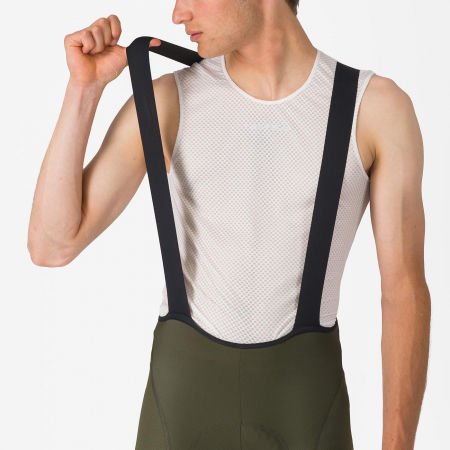 Pantaloni scurti cu bretele Castelli Competizione 2, pentru barbati, verde inchis, L [5]