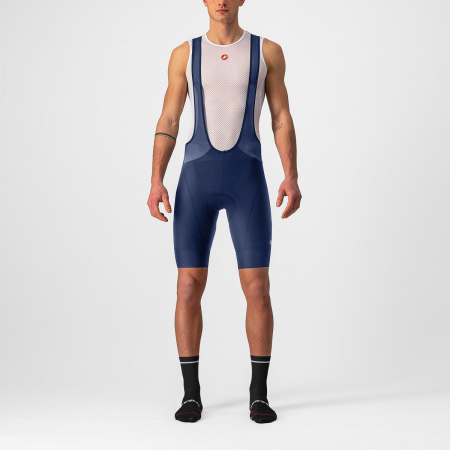 Pantaloni scurti - Pantaloni scurti cu bretele Castelli Endurance 3, Indigo, M