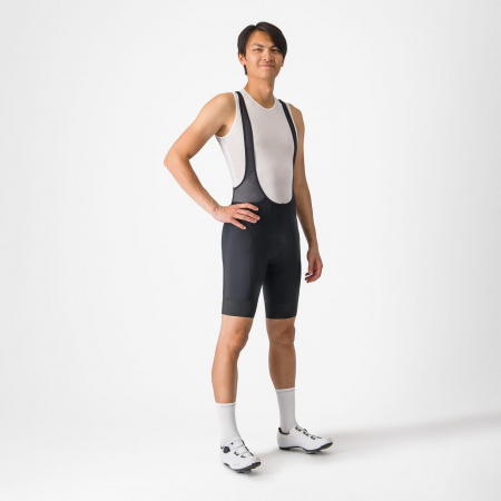 Imbracaminte ciclism - Pantaloni scurti cu bretele Castelli Entrata 2, pt barbati, negru, L
