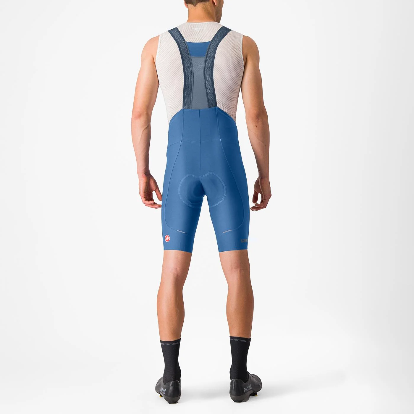 Pantaloni scurti cu bretele Castelli Espresso, Albastru, L [1]