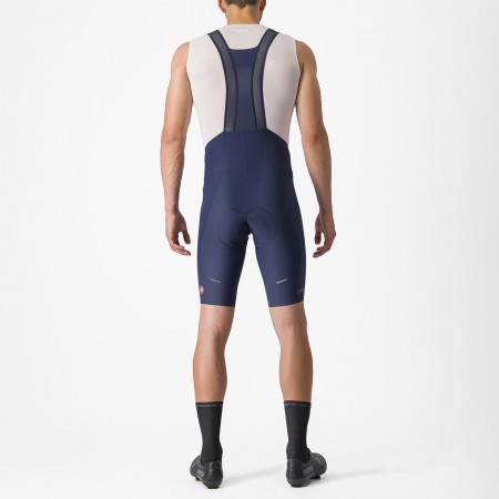 Pantaloni scurti cu bretele Castelli Espresso, pentru barbati, albastru belgian, M [1]