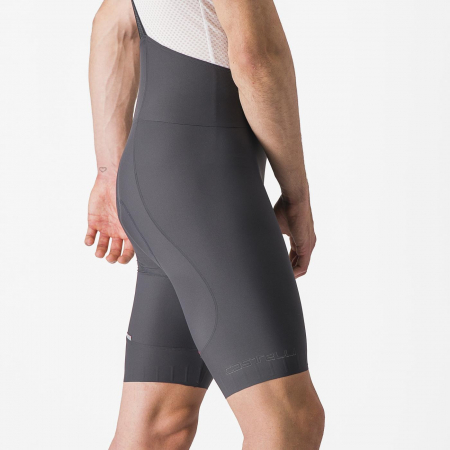 Pantaloni scurti cu bretele Castelli Espresso, pentru barbati, gri inchis, L [5]