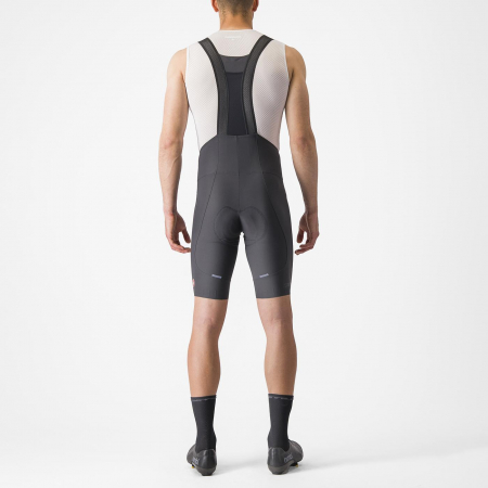 Pantaloni scurti cu bretele Castelli Espresso, pentru barbati, gri inchis, L [1]