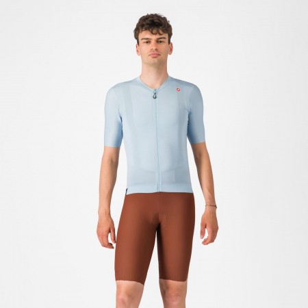 Pantaloni scurti cu bretele Castelli Espresso, pentru barbati, maro mocha inchis, XS [1]