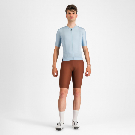 Pantaloni scurti cu bretele Castelli Espresso, pentru barbati, maro mocha inchis, XS [0]