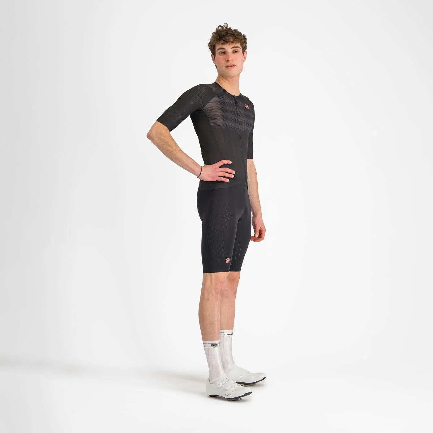 Pantaloni scurti cu bretele Castelli Free Aero Race S , pt barbati, negru, XXXL [8]