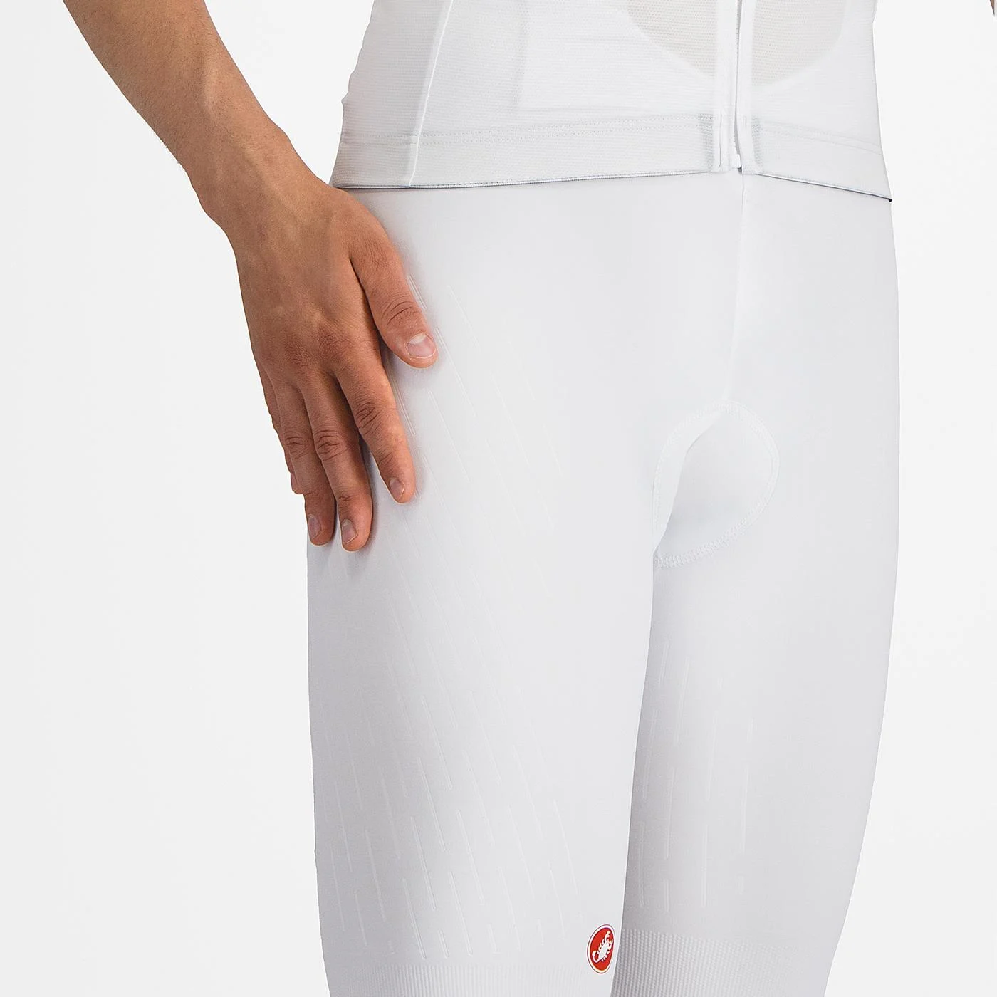 Pantaloni scurti cu bretele Castelli Free Aero Race S, pentru barbati, alb, L [3]