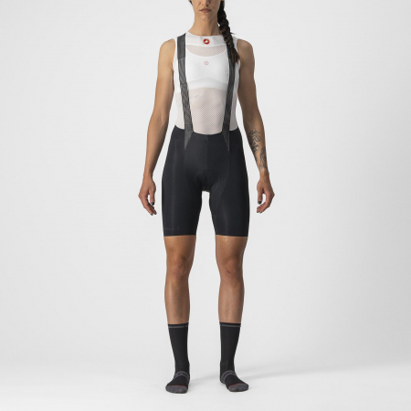 Pantaloni de dama - Pantaloni scurti cu bretele Castelli Free Aero RC W, negru, M