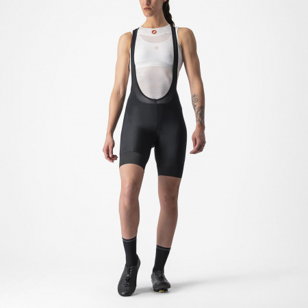 Pantaloni ciclism - Pantaloni scurti cu bretele Castelli Prima, negru, S