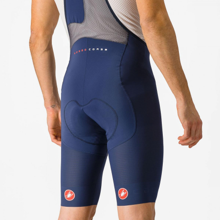 Pantaloni scurti cu bretele Castelli Superleggera, pentru barbati, albastru belgian, L [4]