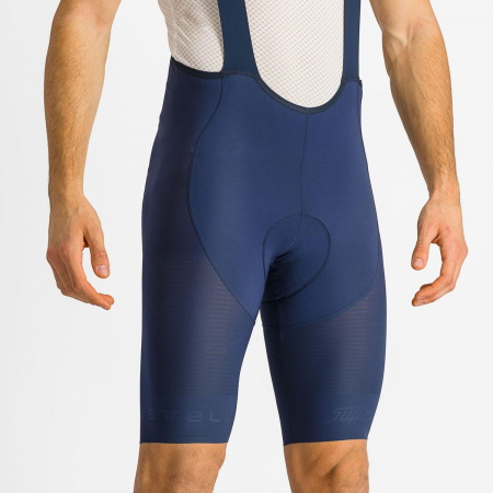 Pantaloni scurti cu bretele Castelli Superleggera, pentru barbati, albastru belgian, L [3]