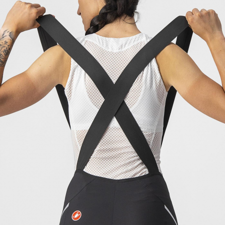 Pantaloni scurti cu bretele Castelli Velocissima 3, de dama, negru/argintiu, L [6]