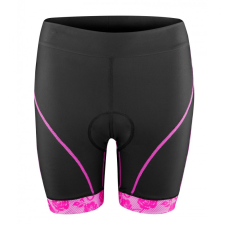 Pantaloni de dama - Pantaloni scurti cu bazon Force Rose Lady, de dama, negru/roz XS