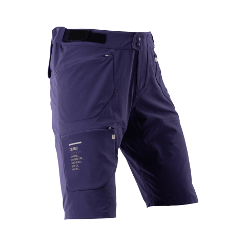 Imbracaminte ciclism - Pantaloni scurti Leatt MTB Trail 6.0 Cargo Galaxy Blue L