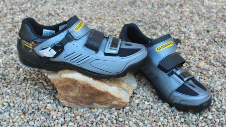 Pantofi ciclism Shimano SH-M163 + pedale PD-M530 Editie Speciala 25 Ani, Gri [1]
