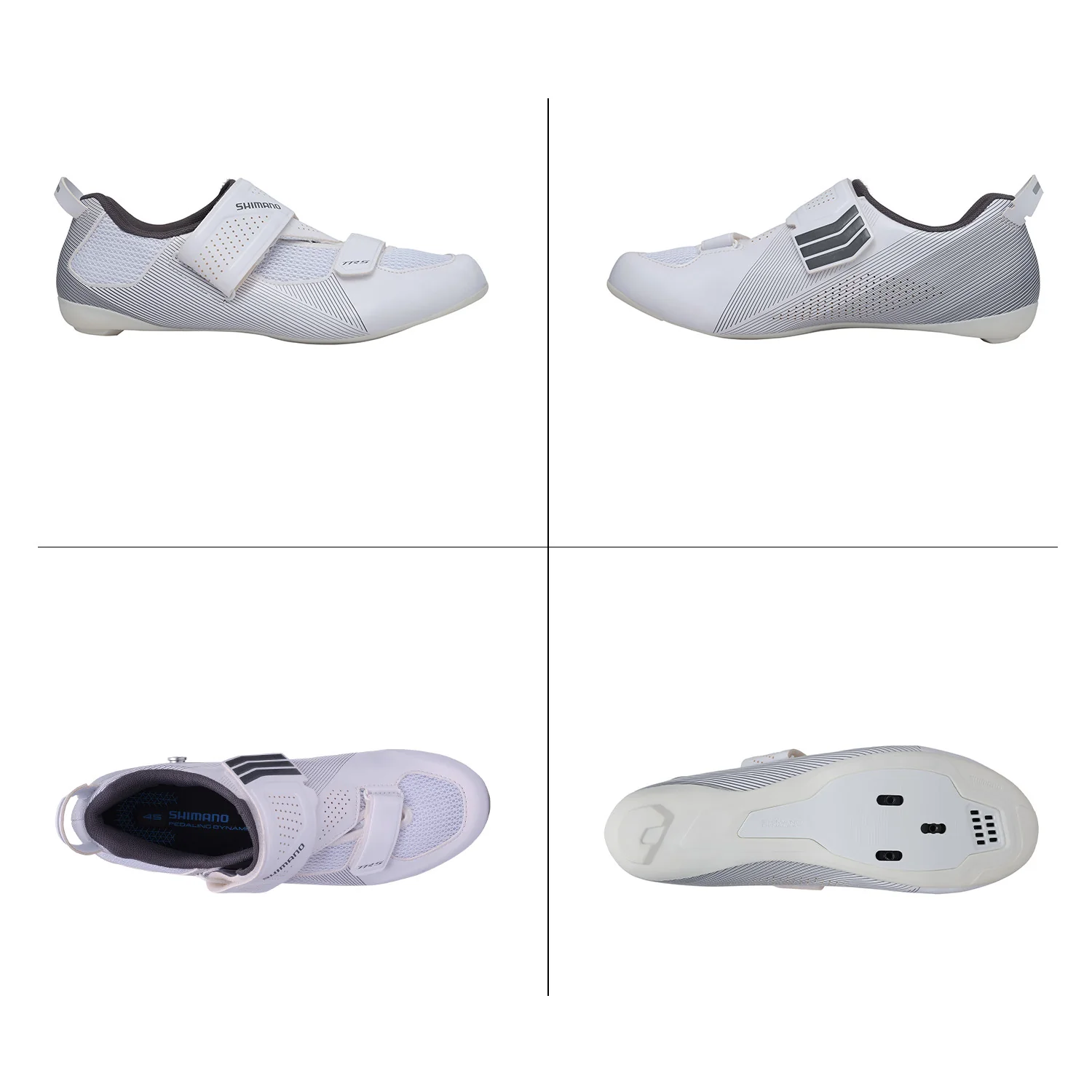 PANTOFI CICLISM SHIMANO TRIATHLON SH-TR501 WHITE [2]