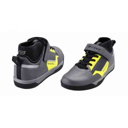 Pantofi Force Downhill, gri/fluo, 41 [1]