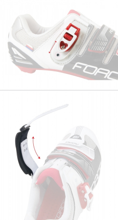 Pantofi Force Road Carbon negru/alb 42 [10]
