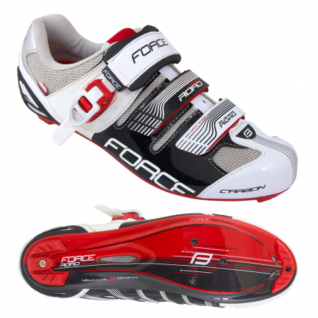 Pantofi Force Road Carbon negru/alb 42 [7]