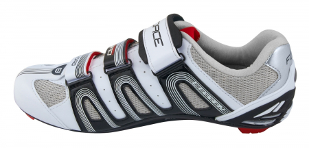 Pantofi Force Road Carbon negru/alb 42 [1]