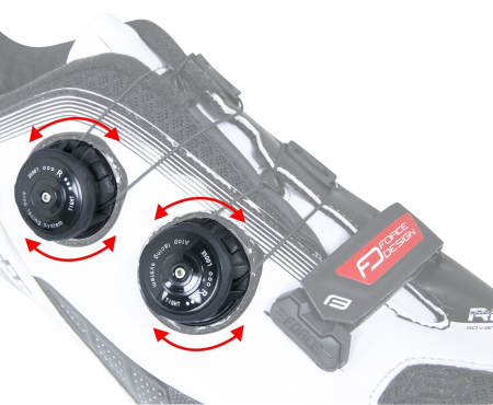 Pantofi Force Road Light Carbon alb/negru 42 [4]