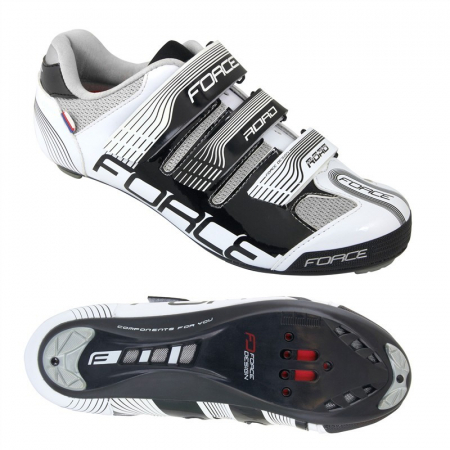 Incaltaminte sosea - Pantofi Force Spike Road negru/alb 41