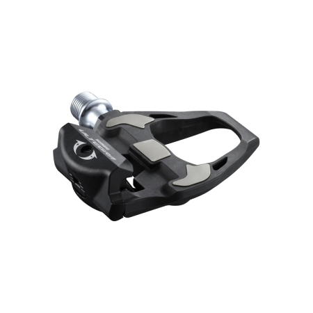 Pedale bicicleta - Pedale automate Shimano Dura-Ace PD-R9100, SPD-SL, placute SM-SH12, fara catadioptru, Negru