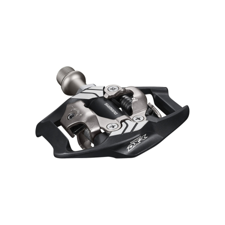 Pedale bicicleta - Pedale automate Shimano PD-MX70, SPD, placute SM-SH51, fara catadioptru, Negru
