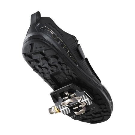 Pedale automate Shimano Saint PD-M821, SPD, placute SM-SH51, fara catadioptru, Negru [2]