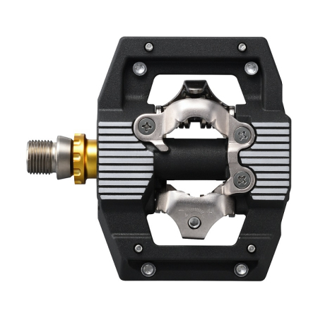 Pedale automate Shimano Saint PD-M821, SPD, placute SM-SH51, fara catadioptru, Negru [1]