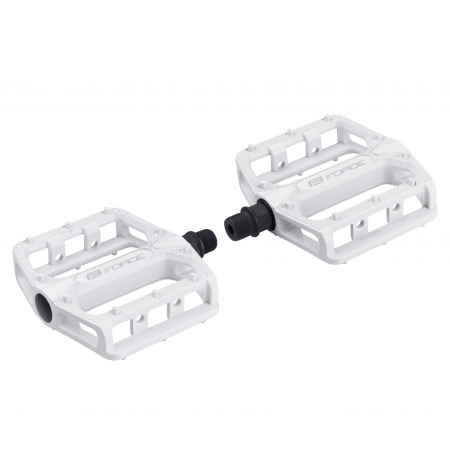Pedale BMX Force Hot aluminiu albe [0]