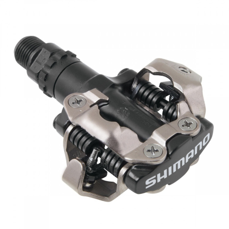 Pedale bicicleta - Pedale MTB Shimano PD-M520-L negre
