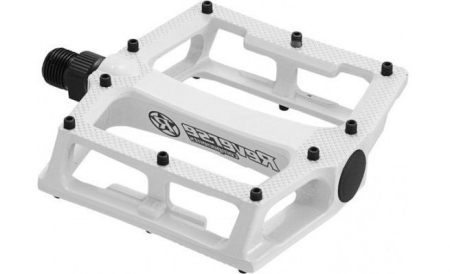 Pedale bicicleta - Pedale platforma Reverse Super Shape 3D, Alb