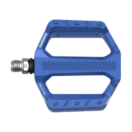 Pedale platforma Shimano PD-EF202, fara catadioptru, Albastru [1]