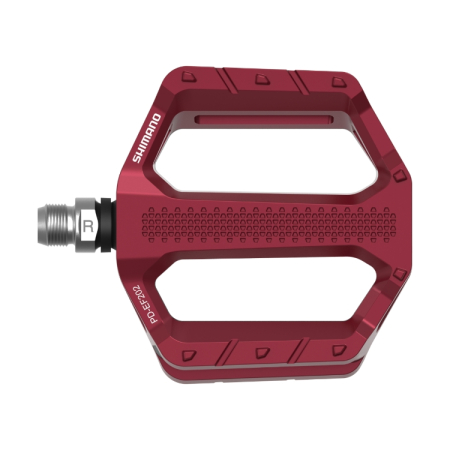 Pedale platforma Shimano PD-EF202, fara catadioptru, Rosu [1]