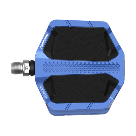 Pedale platforma Shimano PD-EF205, fara catadioptru, Albastru [1]