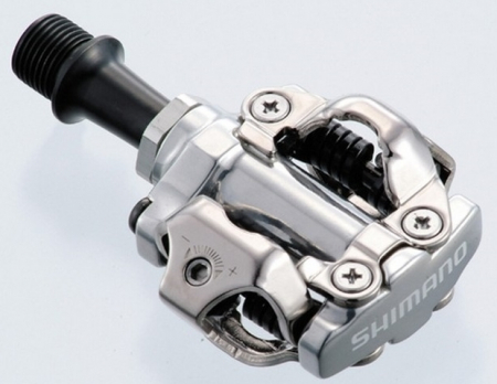Pedale automate Shimano PD-M540, SPD, placute SM-SH51, fara catadioptru, Argintiu [1]