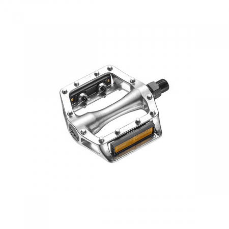Piese biciclete - Pedale Union SP-102S 1-piece aluminiu Argintii pe carton filet 1/2