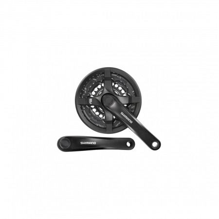 Piese biciclete - Pedalier Shimano Tourney FC-TY501 42X34X24T 170mm negru (AFCTY501C244XLB) vrac