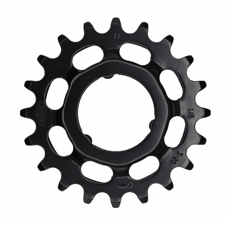 Piese biciclete electrice - Pinion KMC pentru Shimano Wide, Cr-Mo, 1/2"x1/8" (doar single-speed), 20T