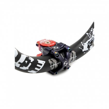 Pipa EWPM-002 31.8mm negru/rosu [3]