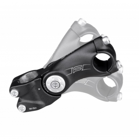 Pipa reglabila Force 6.2 25.4/100mm aluminiu negru mat [1]
