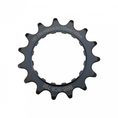 Piese biciclete electrice - Placa pedalier BBB BCR-70E E-Bike Sprocket 3/32x15T