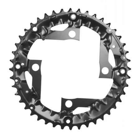 Piese biciclete - Placa pedalier Force 44T otel neagra