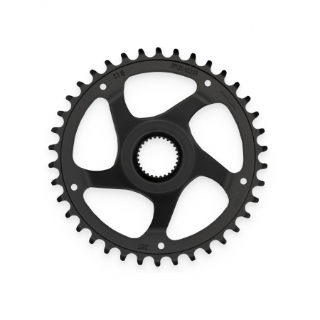 Piese biciclete electrice - Placa pedalier KMC Bosch Gen 4 Super Narrow 520mm 38T Neagra