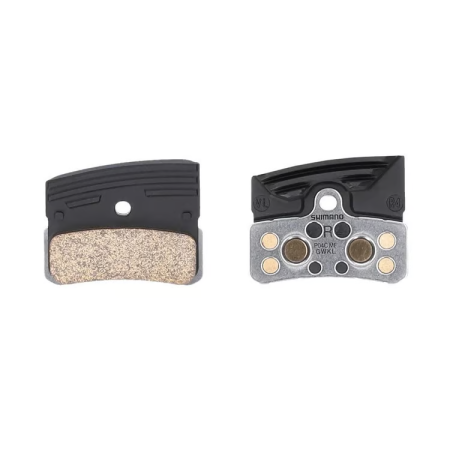 Piese biciclete - Placute frana cu radiator Shimano P04A-MF, Metalice, 1 pereche