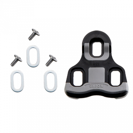 Accesorii pedale - Placute pedale Union URK-0 sosea, plastic negru/gri 0 grade sistem Look Keo